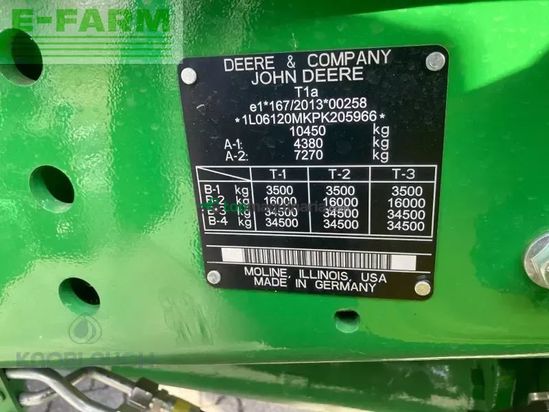 Tractor agrícola - John Deere - 6120m