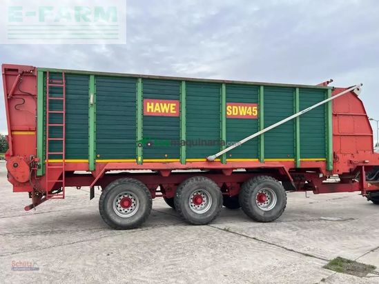 Cinta transportadora de forraje - Hawe - tridem sdw 45t, silagewagen