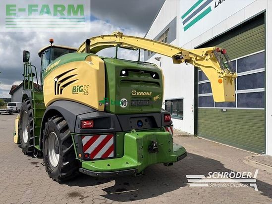 Cosechadora de Cereal - Krone - big x 630 + easyflow + xcollect 750-3