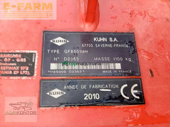 Henificador - Kuhn - gf8501 mh