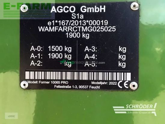 Rastrillo - Fendt - former 10065 pro