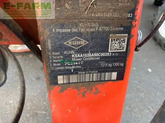 Cortacésped manual - Kuhn - fc 314 ff