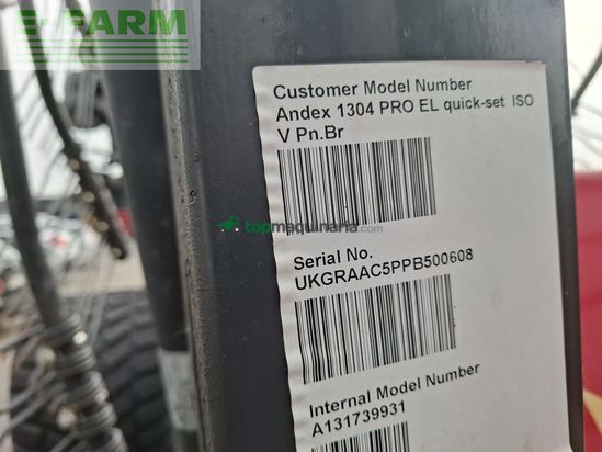 Henificador - Vicon - andex 1304 pro