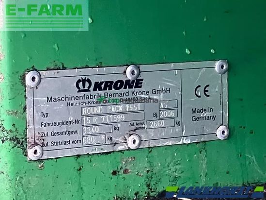 Empacadora gigant - Krone - comprima f 155 xc