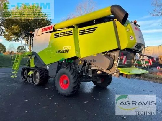 Cosechadora de Cereal - Claas - lexion 670 terra trac