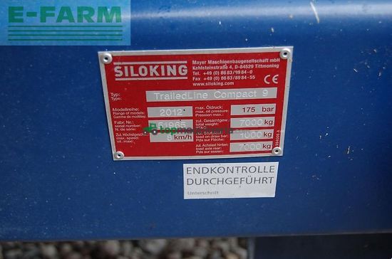 Remolqu esparcidor - Siloking - trailedline compact 9
