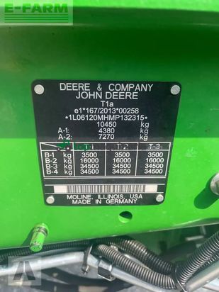 Tractor agrícola - John Deere - 6120m