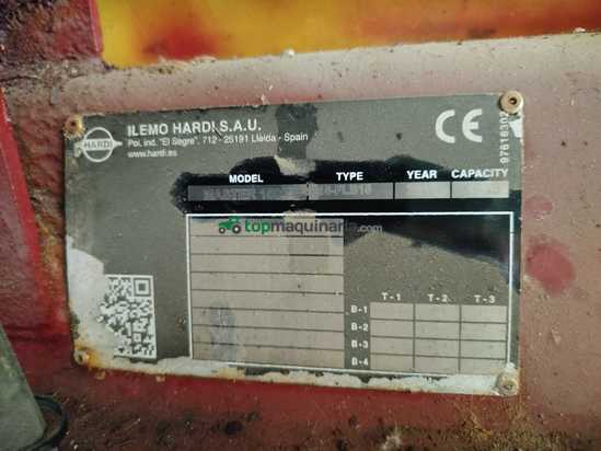 Pulverizador suspendido Hardi modelo Máster 1600 