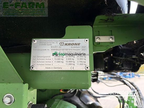 Cosechadora de Cereal - Krone - big x 630 + easyflow + xcollect 750-3