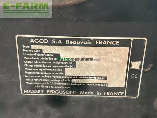 Tractor agrícola - Massey Ferguson - 6485 dyna 6