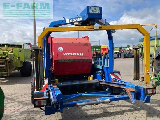 Empacadora gigant - Welger - rp 235 mit göweil wickler