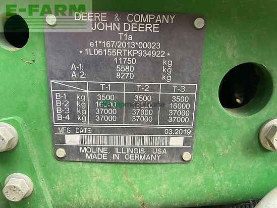Tractor agrícola - John Deere - 6155r