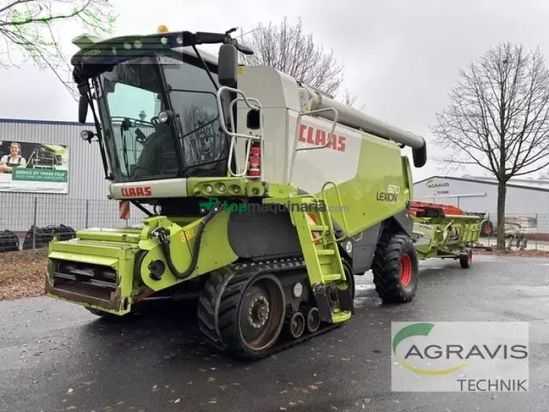 Cosechadora de Cereal - Claas - lexion 670 terra trac + sw v750 + tw