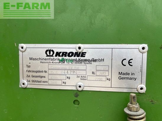 Empacadora gigant - Krone - comprima cv 150 xtreme