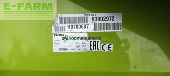 Cosechadora de Cereal - Claas - TRION 520 E5