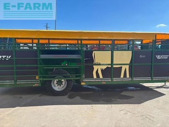 Remolqu agrícola -  - wf-7dtv viehtransportwagen / viehanhänger