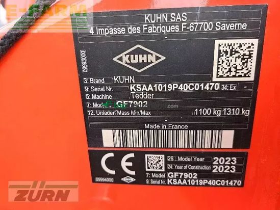 Henificador - Kuhn - gf7902