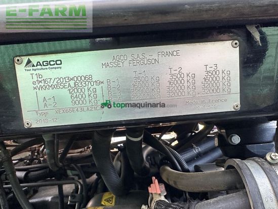 Tractor agrícola - Massey Ferguson - 7720 s dyna6 pto