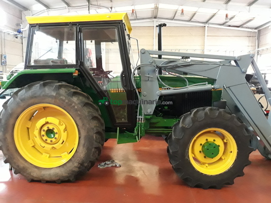 Tractor agrícola - John Deere - 2450DT con Pala Leon