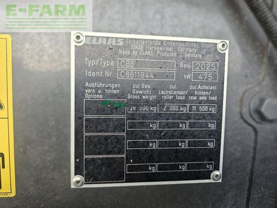 Cosechadora de Cereal - Claas - lexion 8700 terra trac