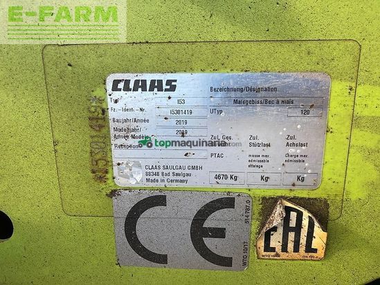 Cabezal - Claas - orbis 900