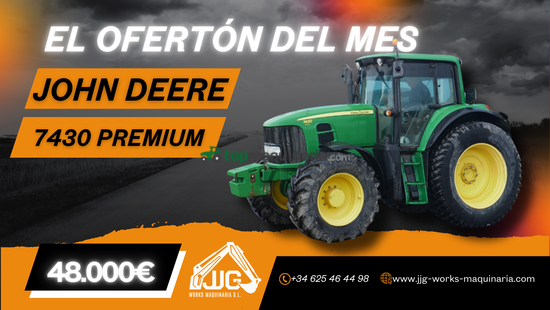 Tractor agrícola - John Deere - 7430 Premium