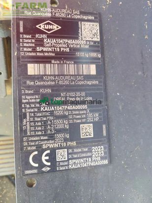 Remolqu esparcidor - Kuhn - spw intense 19.2 cl