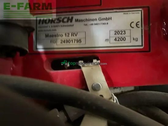 Sembradora monograno mecanica - Horsch - maestro 12rv