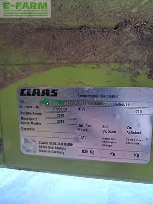 Cortacésped manual - Claas - disco 3200f profil