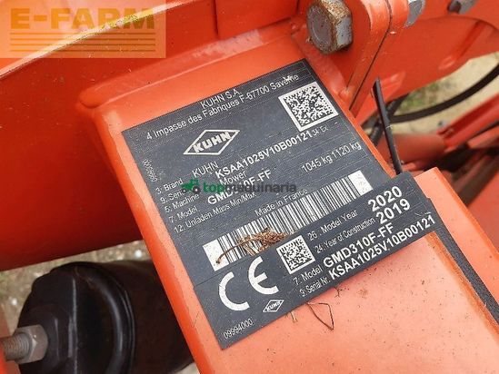 Cortacésped manual - Kuhn - gmd 310 f