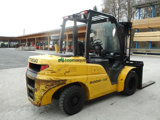 Elevadora - Hyundai - 50da-9a triplex 4,4m + ss + zv + zwillingsreifen