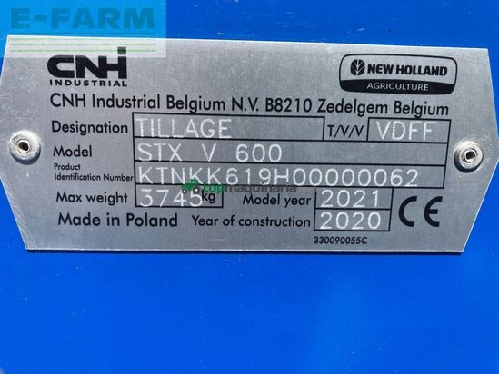 Cultivador - Kongskilde - stx v 600