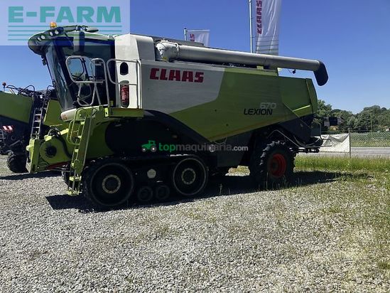 Cabezal - Claas - lexion 670 + vario 750