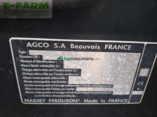 Tractor agrícola - Massey Ferguson - 6455