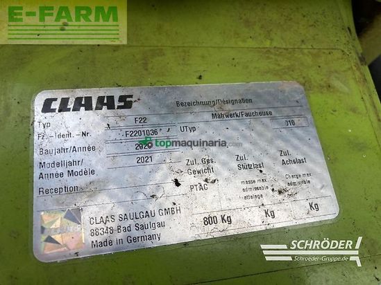 Cortacésped manual - Claas - disco 32