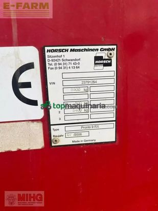 Combinado de siembra - Horsch - pronto 9 rx