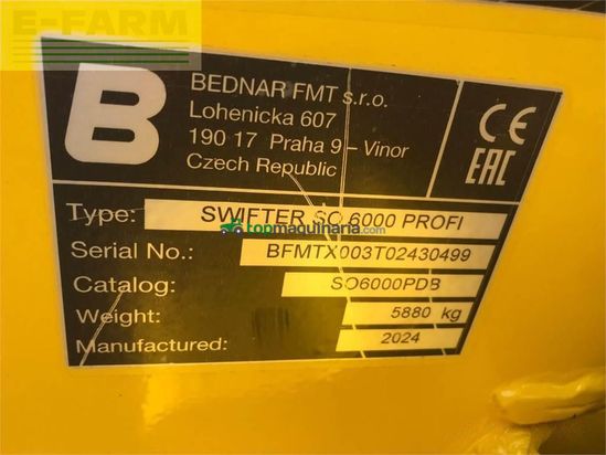Cultivador - Bednar - swifter so 6000 profi
