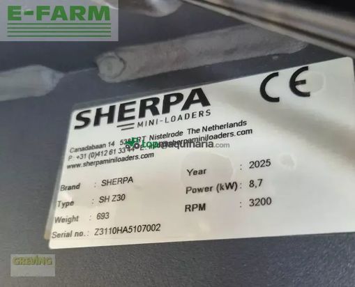 Minicargadora -  - sherpa sh z30 (wird im kundenauftrag verkauft)