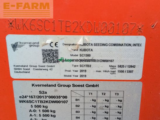 Combinado de siembra - Kverneland - udrill 3001