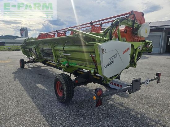 Cabezal - Claas - vario 770 + rapstrenner + transportwagen