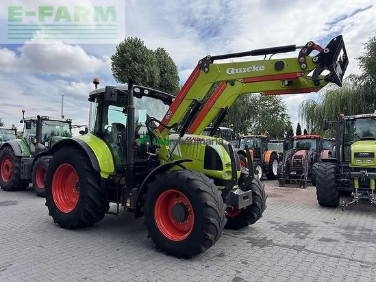 Tractor agrícola - Claas - arion 640 cis + quicke q65 CIS