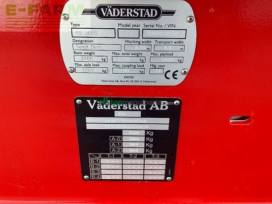 Sembradora - Väderstad - rapid 300s
