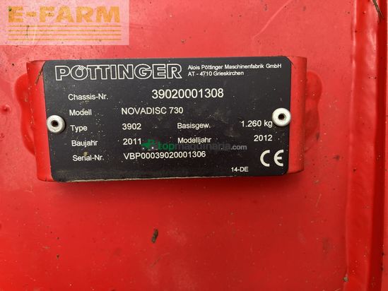 Cortacésped manual - Pöttinger - nova disc 730