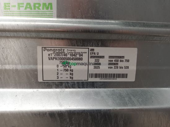 Remolqu agrícola -  - epa 230/12 u-rs-stk