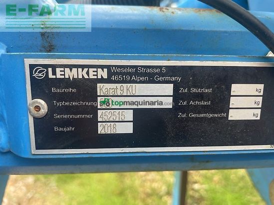 Cultivador - Lemken - karat 9/500