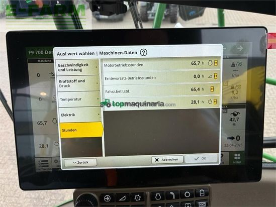 Cosechadora de Cereal - John Deere - f9 700