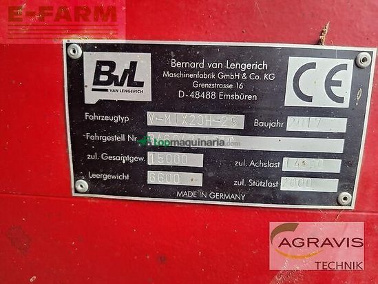 Remolqu esparcidor -  - v-mix plus 20h-2s