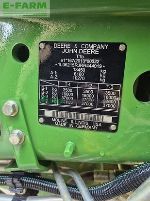 Tractor agrícola - John Deere - 6r215/6r 215 garantie 10/26