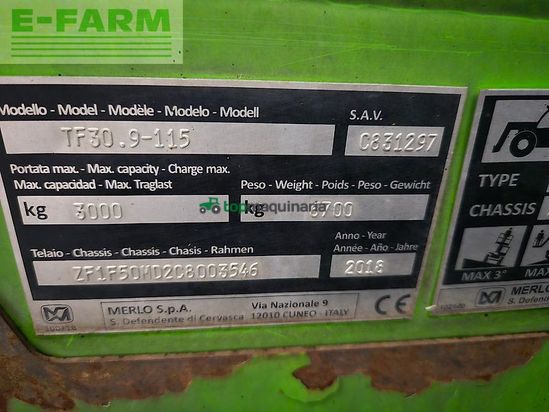 Telescopica - Merlo - tf 30.9-115