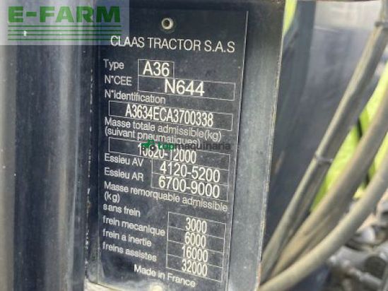 Tractor agrícola - Claas - arion 650 c-matic